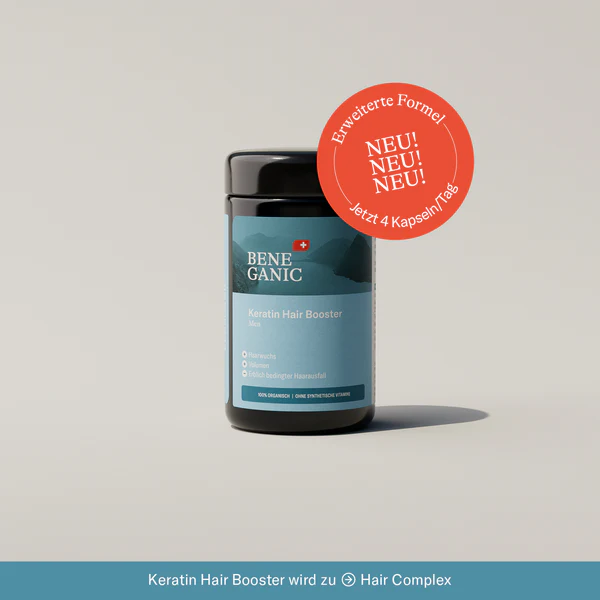 BENEGANIC Keratin Hair Booster für Männer zur Unterstützung des Eigenhaars