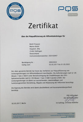 PQS-Zertifikat